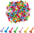 100 Pcs Split Pins, Metal Paper Fasteners Mini Brads, 19mm x 8mm Round Scrapbooking Brads Split Pins for Paper Craft DIY Stamping Scrapbooking (color)