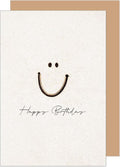 Edition Seidel Premium Birthday Card with Envelope. Greeting Card Birthday Happy Birthday Man Woman Child Smiley (G3645 SW024)