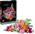 LEGO Botanicals Pretty Pink Flower Bouquet - Floral Home Decor Building Set for Adults - incl. Artificial Roses, Daisies, Cornflowers and Elderflowers - DIY Gift Idea - Valentine's Day Treat - 10342
