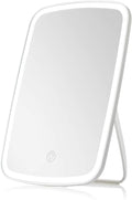 Rechargeable LED Makeup Mirror for Dressing Table, Portable Travel Light up Mirror, Dimmable Touch Screen