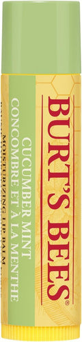 Burt's Bees 100 Percent Natural Moisturising Lip Balm, 4.25 g, Cucumber Mint with Beeswax