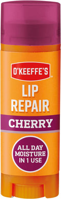 O'Keeffe's Lip Repair Cherry, 4.2g – For Extremely Dry, Cracked Lips | With Cherry & Vitamin E Oil, Provides All Day Hydration