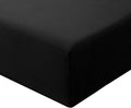 RUIKASI King Fitted Sheet Deep - Black Bottom Sheet for Kingsize Bed with 40cm 16 Inches Extra Deep Sided Pocket, Soft Microfiber Bedsheet Ultra Deep Fit with Mattress