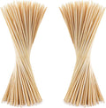 150 Bamboo Skewers 30cm in Length Wooden Skewers Sticks for BBQ, Cocktail, Shish Kabobs, Chocolate FountainParty Essentials
