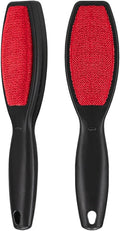 2 Pcs Black Lint Brush for Clothes, Pet Hair Remover Brush for Clothes, Clothes Brush for Pet Hair, Fluff Remover Reusable Pet Hair Remover for Fabric Carpet And Clothing