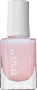 LEIGHTON DENNY Nail Illuminator Blush Pink | Brightening Nail Polish & Base Coat Treatment | Vegan Plant-Based