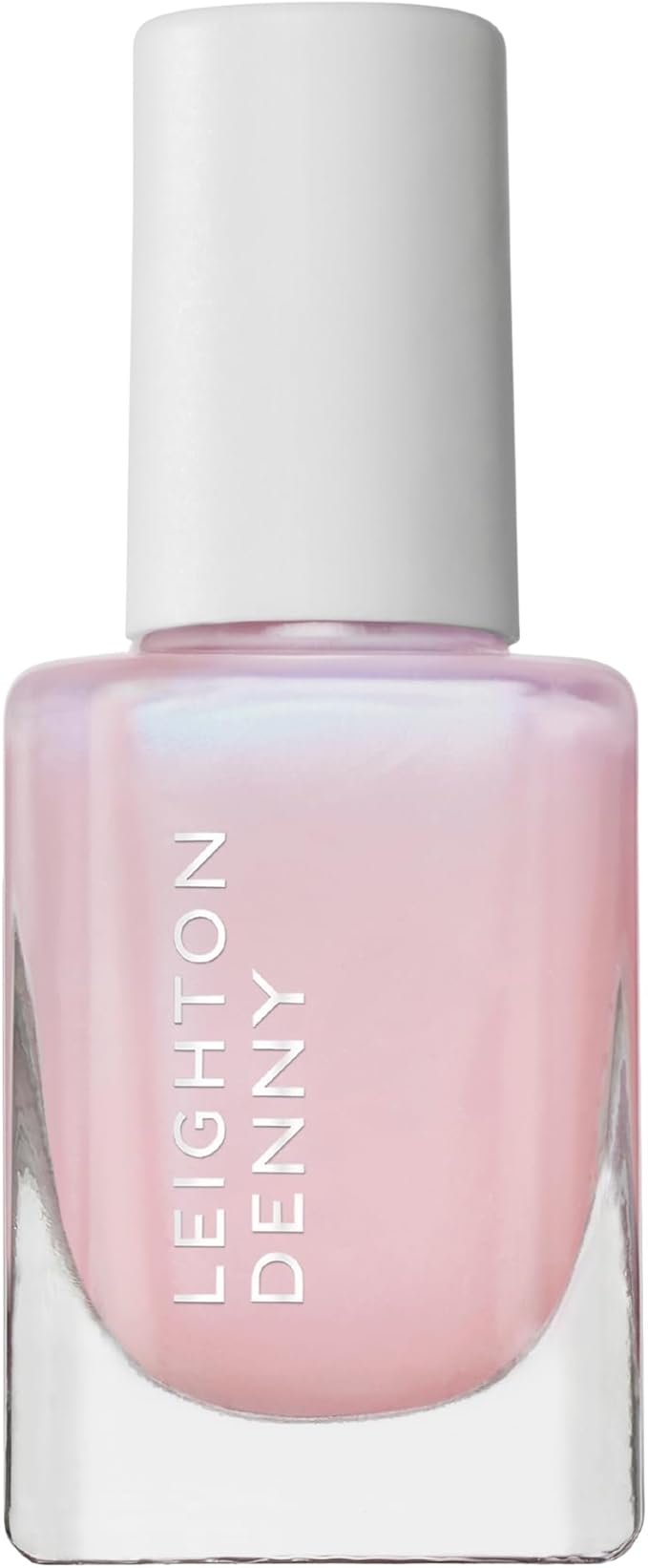 LEIGHTON DENNY Nail Illuminator Blush Pink | Brightening Nail Polish & Base Coat Treatment | Vegan Plant-Based