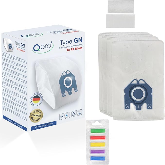 premium OEM quality made In Germany dust bags Compatible With Miele hoover bags Complete C2 Complete C3 Classic C1, S8, S5, S2 GN Type vacuum cleaners & Rainbow Vacuum Cleaner Bag Air Fresheners