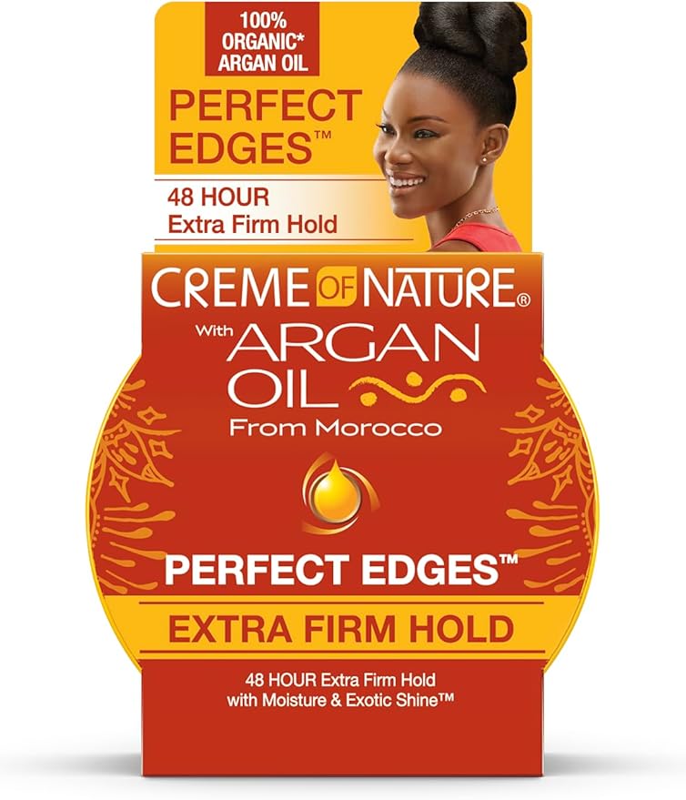Creme of Nature Argan Oil From Morocco Perfect Edges Extra Firm Hold, 63.7 g