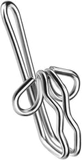 Heavy Duty Metal Curtain Drapery Hooks (100 Pack) Curtains, Drapes, Pencil Pleats