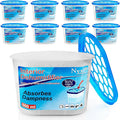 Nyxi Dehumidifier Set of 12 X Interior 500 ml Each Unit - Ideal to stop damp & condensation - For Wardrobe, Home, Kitchen, Garage, Bedroom, Caravan, Office, Basement etc
