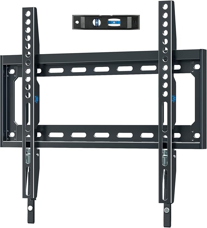 Mounting Dream Fixed TV Wall Bracket Mount Ultra Slim for Most 26-60 inch TVs up to VESA 400x400mm and 45.5 KG, Flat to wall Low Profile TV Bracket MD2361-K-02