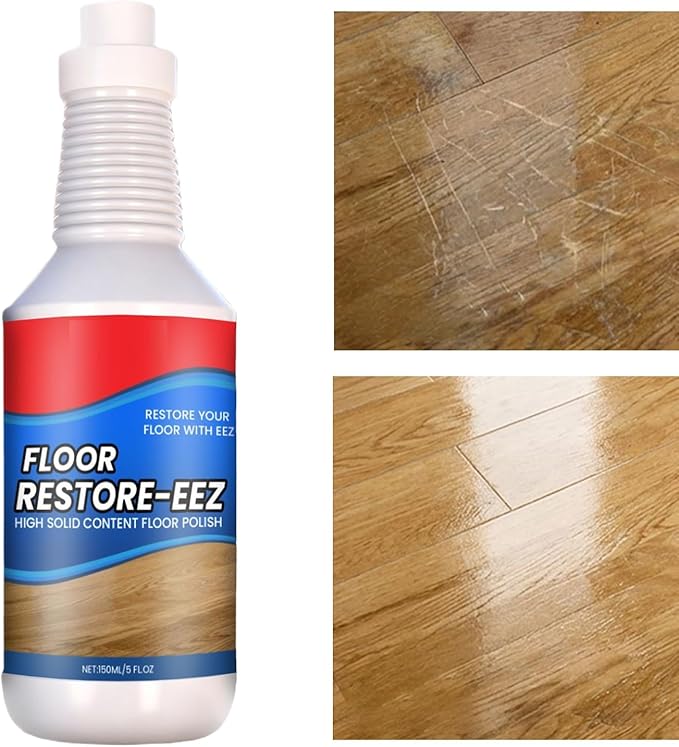 Floor Restore Eez,Floor Restorer &,clean Ezz Hardwood Restore, Wood Restorer, 150ml Flooring Protection Agent, For Shine Wood, Laminate, Vinyl