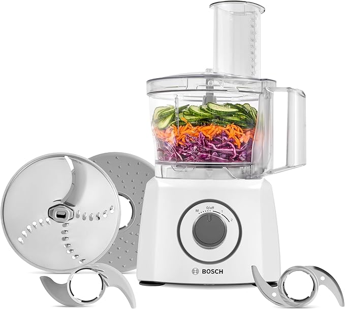 Bosch MultiTalent 3 MCM3100WGB Compact 700 W Food Processor - White