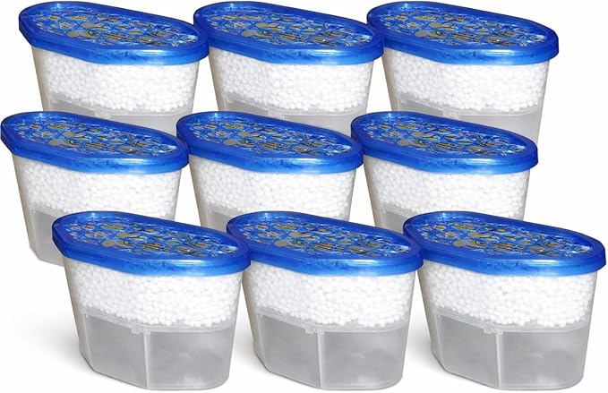 ACCURATE 500ml Interior Dehumidifier Pack of 10 | Condensation Remover Moisture Absorber for Damp, Mould, Moisture in Home,Kitchen, Wardrobe, Bedroom, Caravan, Office, Garage (PACK OF 10)