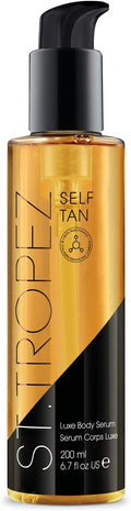St.Tropez Tan Luxe Body Serum, 5-in-1 Collagen Enhancing Self Tan, Niacinamide, Hyaluronic Acid, Vitamin C & E, Vegan, Natural & Cruelty Free, 200 ml
