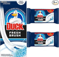 Toilet Cleaner Starter Kit Bundle Includes 1 Duck Fresh Brush With Holder and 24 Flushable Cleaning Duck Fresh Brush Refill Pads