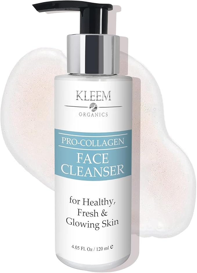 Kleem Gentle Exfoliating Face Wash with Glycolic & Salicylic Acid – Hydrating Foaming Facial Cleanser for Clogged Pores, Rough Texture & Dull Skin – 120 ml