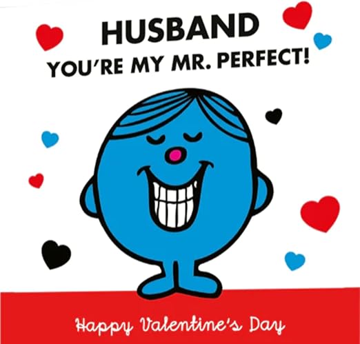Mr Men Valentines Day Card For Your Husband