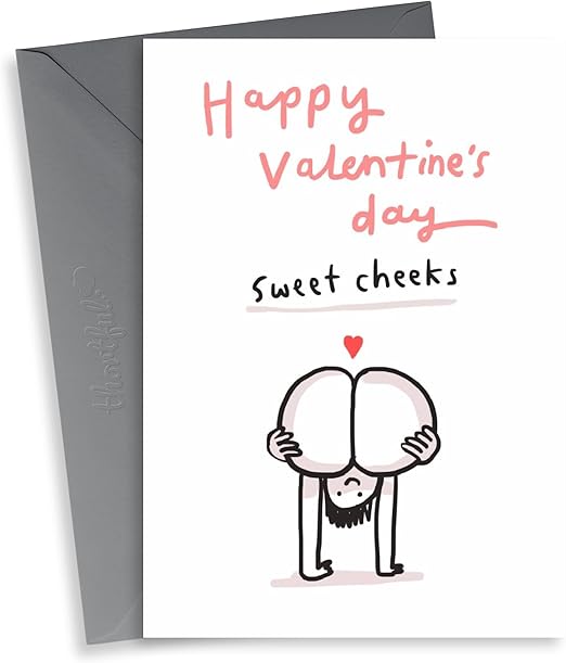 Cheeky Valentine's Day Card - Sweet Cheeks