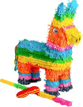 Fax Potato Donkey Cardboard Piñata - 40cm x 13cm x 55cm - Fill Your Own Kids Party Decoration