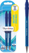 Paper Mate Flexgrip Ultra Retractable Ballpoint Pens | Medium Point (1.0mm) | Blue | 2 Count