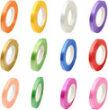 5mm Wide Curling Set - 12 Rolls and Colors Balloon String Ribbon for Party Wedding DIY Festival Crafts With 10m per Roll