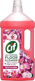 Cif Wild Orchid Floor Cleaner residue-free surface cleaner for linoleum, vinyl and ceramic tiles 950 ml