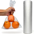 Clear Plastic Food Bags On a Roll - 1000 Pack, 9 x 14", Fruit Vegetable Nuts Sandwich Storage, Freezer Bag, Disposable Reusable