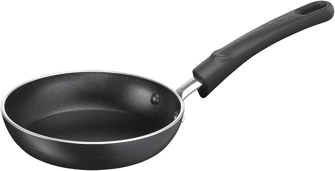 Tefal Ideal Mini One Egg Wonder Non-Stick Frying Pan, 12 cm, All Hobs Compatible Except Induction, Black, B5810042