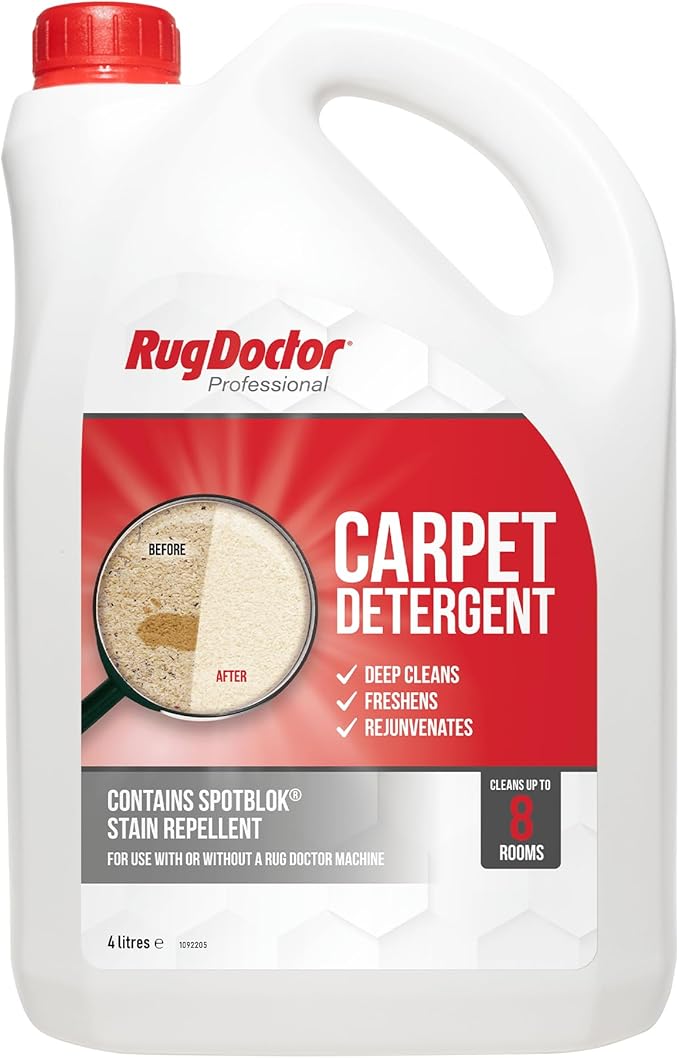 Rug Doctor Carpet Detergent with SpotBlok, 4 Litre