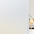 rabbitgoo Window Film Privacy Frosted Window Film Opaque Stickers for Glass Doors Frosting with New Grid Design No Glue Anti UV Self Adhesive Sun Block Home Bathroom Office 44.5 x 200 cm