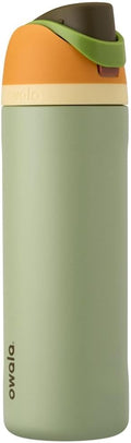 Owala FreeSip Insulated Stainless Steel Water Bottle with Straw for Sports and Travel, Leak Proof, BPA-Free, 710ml, Camo Cool
