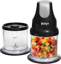 Ninja Express Chop Mini Herb & Vegetable Chopper, Chops, Minces & Purees to Make Sauces, Dips, Food Purees & Soups, Black NJ1002UKBK