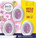 Febreze Bathroom Continuous Air Freshener Blossom and Breeze 3 Units, Fights Odour and Freshens