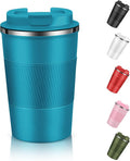Dycietx Travel Mug with Leakproof Lid,Insulated Reusable Coffee Mug Hot&Cold Drinks/Tea,Portable Stainless Steel Thermal Takeaway Travel Coffee Cup Car//Picnic/Office/School (Blue) (CM03RD)