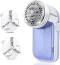 Larger Sized Electric Lint Bobble Remover and Fabric Shaver GC20010 with Free Extra Blade and More Powerful, Multi-Use De Fluffer and De Bobbler Machine for Clothes and More