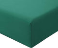 RUIKASI King Fitted Sheet Deep - Dark Green Bottom Sheet for Kingsize Bed with 40cm 16 Inches Extra Deep Sided Pocket, Soft Microfiber Bedsheet Ultra Deep Fit with Mattress