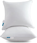 Oubonun Cushion Inserts (Set of 2) 70 x 70 cm - Polyster Inner Pads for Bed Couch Sofa - Rectangle Square Sofa Pillow Inserts With 100% Cotton Cover