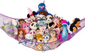 Lilly's Love Large Stuffed Animal Hammock | Corner Hanging Organizer, Stuffed Animal Storage | Easy to Hang Plushie Net w/Included Anchors & Hooks | Cute Room & Bedroom Decor (Purple)