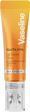 Vaseline Gluta-Hya Lip Serum Gloss Juicy Peach 10ml