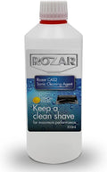 Rozar Cleaning Agent Solution - Jet Clean and Renew 500ml Bottle Remove Hair & Skin Particles from Shaver Foils. PLUS FREE BOTTLE OF SHAVER OIL