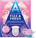 Astonish Toilet Cleaning Foam Action Tabs, Pink Peony Scent, 8 Tablets