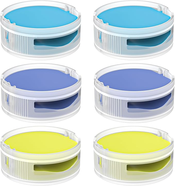6 Pack Anti Odour Cartridge for Shark, Odor Neutralizer Cartridge for Shark HZ3000UKT, IZ400UK, IZ400UKT, IZ420UKT, NZ860UK, NZ860UKT, AZ913UK,AZ913UKT Vacuum Cleaner,Compare to Part No.1541fc3000