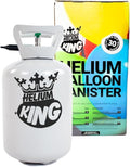 PARTYRAMA.CO.UK Disposable Helium Gas Canister - Fills 30 x 9 Inch Latex Balloons or 14 Foil Balloons - Helium Balloon Gas Cylinder UK Filled