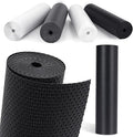 Drawer Liners, Waterproof Shelf Liner, Anti-Slip Non-Adhesive BPA Free Kitchen Cupboard Cabinet Liner Refridge Fridge Mats Sink Protector Strong Durable for Home (Black/11.8in x 20Ft)