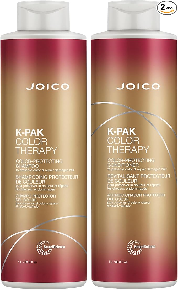 Joico K-Pak Color Therapy Shampoo & Conditioner Liter Duo by Joico
