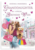 Regal Publishing Traditional Birthday Card Granddaughter - 9 x 6 inches
