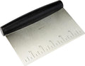 Amazon Basics Multi-purpose Stainless Steel Scraper, 15.5 cm, Black, Silver