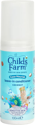 Childs Farm Coco-Nourish Leave-in Conditioner Hair Spray, Define Curls, Smooth, Styling Protector, Coconut, Kids, 100ml